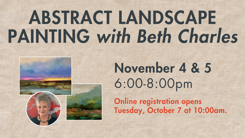 Abstract Landscape Painting Class with Beth Charles