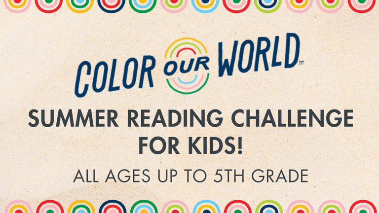 Color Our World Reading Challenge for Kids 2025