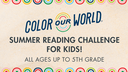 Color Our World Reading Challenge for Kids 2025