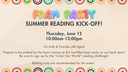 Foam Party! Summer Reading Kick-Off 2025