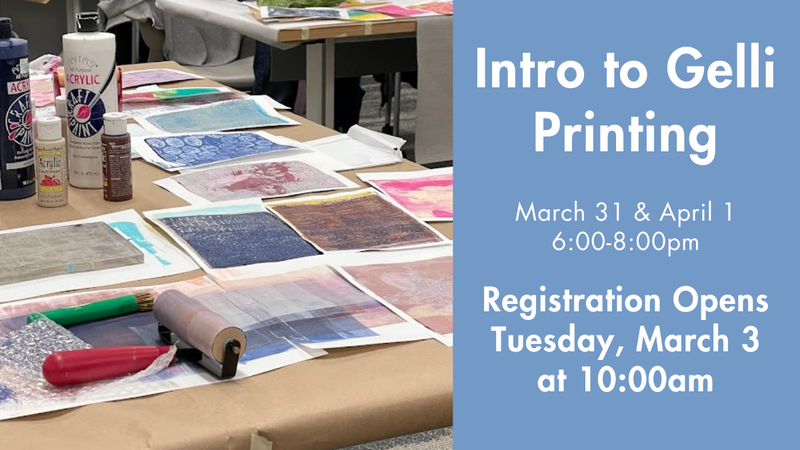 Intro to Gelli Printing Spring 2026