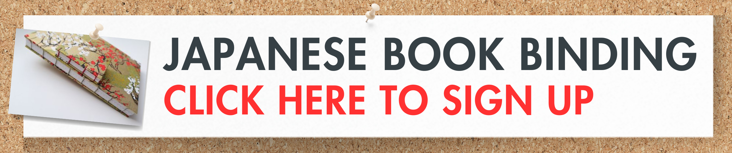 Japanese Book Binding Workshop 