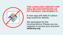 Lakeland App is Leaving