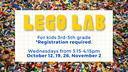 LEGO Lab Fall 2022 updated dates