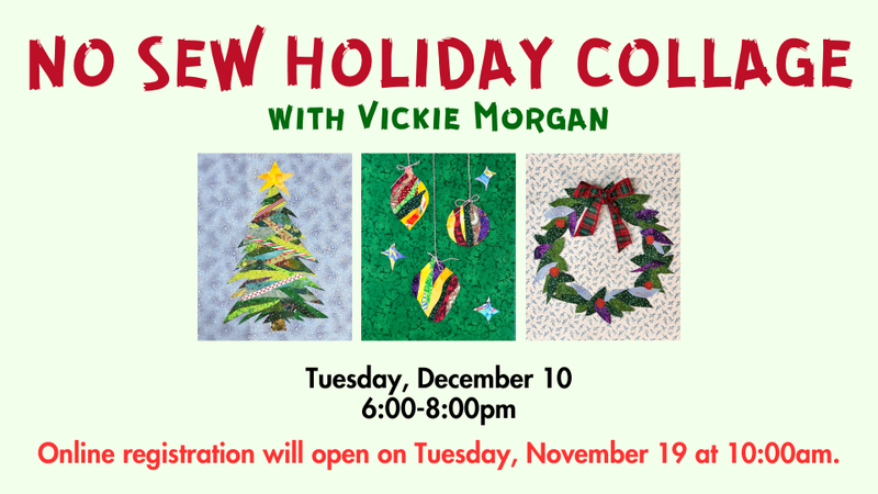 No Sew Holiday Collage with Vickie Morgan