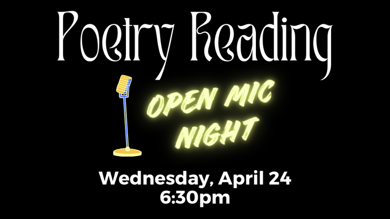 Poetry Reading: Open Mic Night
