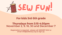 Sew Fun! Fall 2023
